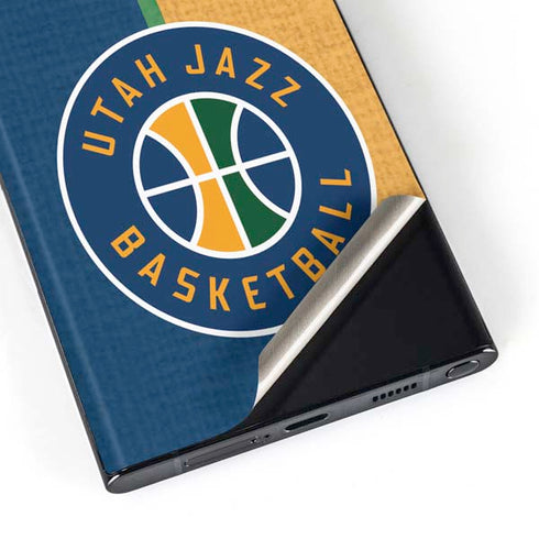 NBA Utah Jazz Split Canvas Galaxy S23 Ultra Skin