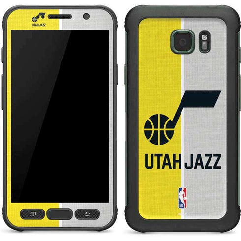 NBA Utah Jazz Split Canvas Galaxy S7 Active Skin