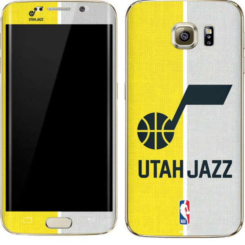 NBA Utah Jazz Split Canvas Galaxy S7 Edge Skin