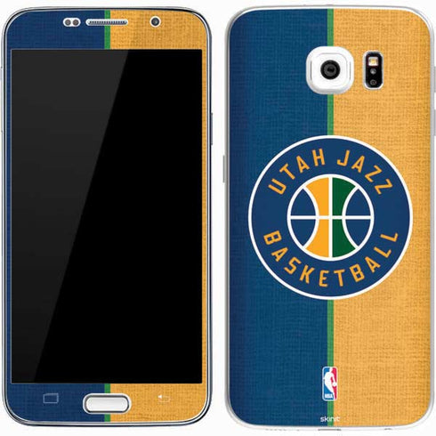 NBA Utah Jazz Split Canvas Galaxy S7 Skin