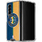 NBA Utah Jazz Split Canvas Galaxy Z Fold4 5G Clear Case