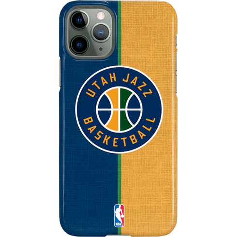 NBA Utah Jazz Split Canvas iPhone 11 Pro Lite Case
