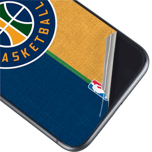 NBA Utah Jazz Split Canvas iPhone 11 Skin