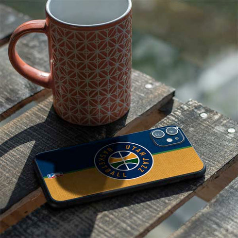 NBA Utah Jazz Split Canvas iPhone 11 Skin