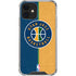 NBA Utah Jazz Split Canvas iPhone 12 Mini Clear Case