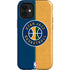 NBA Utah Jazz Split Canvas iPhone 12 Mini Impact Case