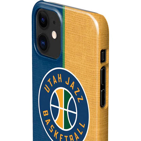 NBA Utah Jazz Split Canvas iPhone 12 Mini Lite Case