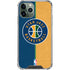 NBA Utah Jazz Split Canvas iPhone 12 Pro Clear Case