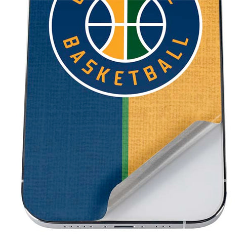 NBA Utah Jazz Split Canvas iPhone 12 Pro Skin