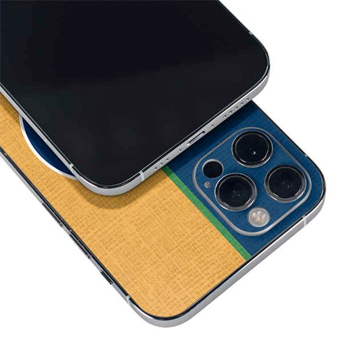 NBA Utah Jazz Split Canvas iPhone 12 Pro Skin
