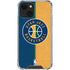 NBA Utah Jazz Split Canvas iPhone 13 Mini Clear Case