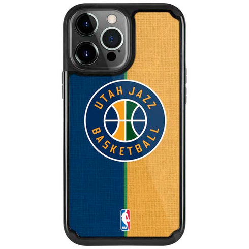 NBA Utah Jazz Split Canvas iPhone 13 Pro Cargo Case