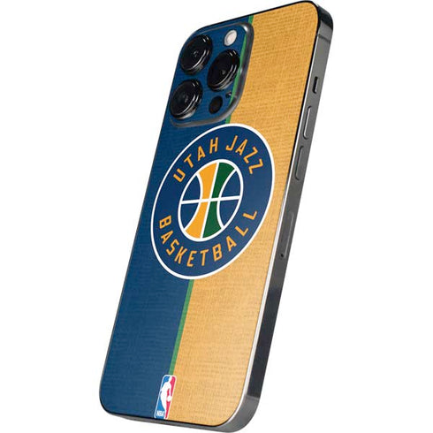 NBA Utah Jazz Split Canvas iPhone 13 Pro Max Skin