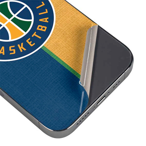NBA Utah Jazz Split Canvas iPhone 13 Pro Max Skin