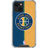 NBA Utah Jazz Split Canvas iPhone 14 Clear Case