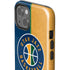 NBA Utah Jazz Split Canvas iPhone 15 Plus Impact Case