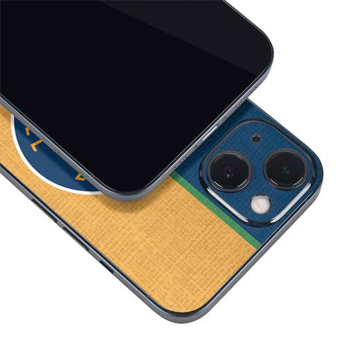 NBA Utah Jazz Split Canvas iPhone 14 Plus Skin