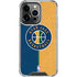 NBA Utah Jazz Split Canvas iPhone 15 Pro Clear Case