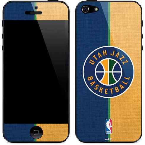 NBA Utah Jazz Split Canvas iPhone 5/5s/5SE Skin