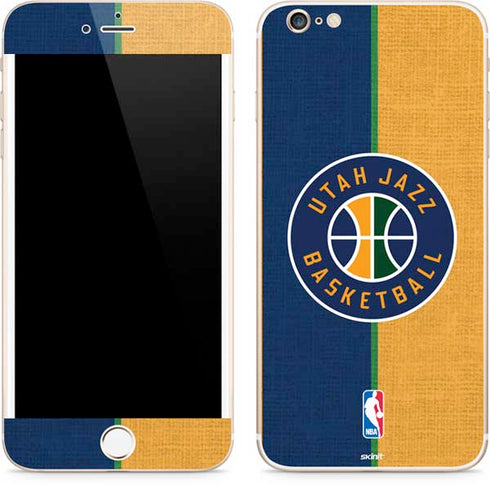 NBA Utah Jazz Split Canvas iPhone 6/6s Plus Skin