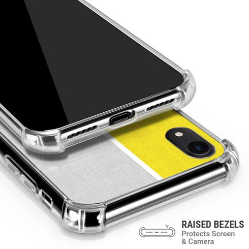 NBA Utah Jazz Split Canvas iPhone XR Clear Case