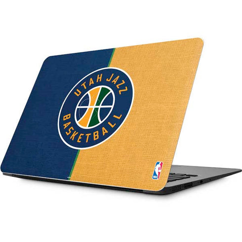 NBA Utah Jazz Split Canvas Apple MacBook Skin