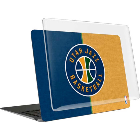 NBA Utah Jazz Split Canvas MacBook Air 13in M1 (2021) Case plus Skin