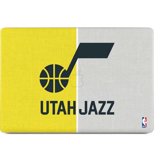 NBA Utah Jazz Split Canvas Apple MacBook Pro 15-inch Skin