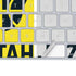 NBA Utah Jazz Split Canvas Magic Keyboard Skin