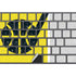 NBA Utah Jazz Split Canvas Magic Keyboard with Numeric Keypad Skin
