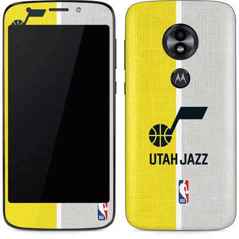 NBA Utah Jazz Split Canvas Moto E5 Play Skin