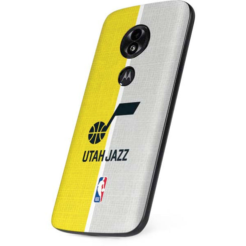 NBA Utah Jazz Split Canvas Moto E5 Play Skin