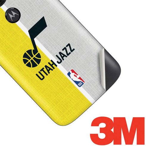 NBA Utah Jazz Split Canvas Moto E5 Play Skin