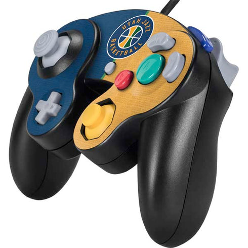 NBA Utah Jazz Split Canvas Nintendo GameCube Controller Skin