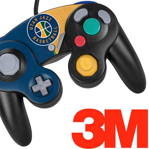 NBA Utah Jazz Split Canvas Nintendo GameCube Controller Skin
