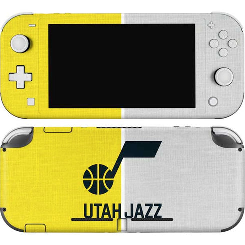 NBA Utah Jazz Split Canvas Nintendo Switch Lite Skin