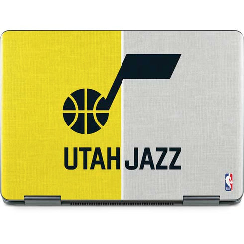 NBA Utah Jazz Split Canvas Notebook 9 Pro 13in (2017) Skin