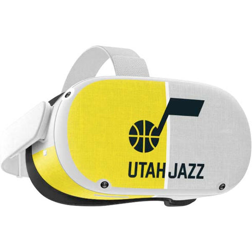 NBA Utah Jazz Split Canvas Oculus Quest 2 Skin