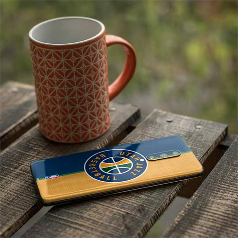 NBA Utah Jazz Split Canvas OnePlus 7 Pro Skin