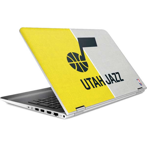 NBA Utah Jazz Split Canvas HP Pavilion Skin