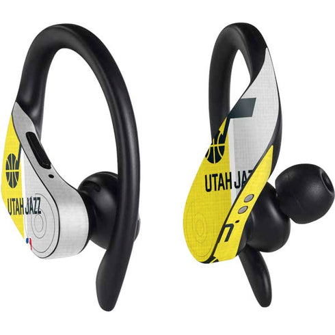 NBA Utah Jazz Split Canvas PowerBeats Pro Skin