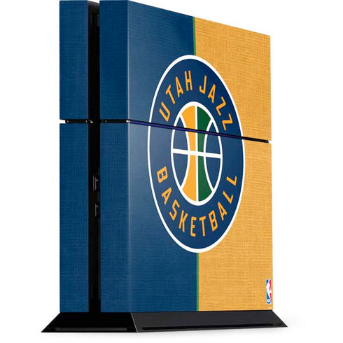 NBA Utah Jazz Split Canvas PS4 Console Skin