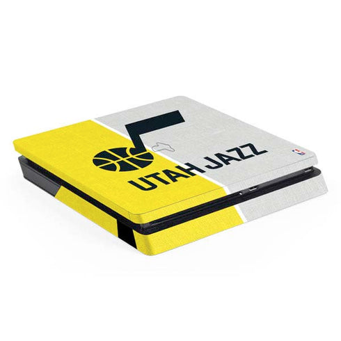 NBA Utah Jazz Split Canvas PS4 Slim Skin