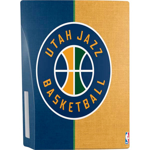 NBA Utah Jazz Split Canvas PS5 Console Skin