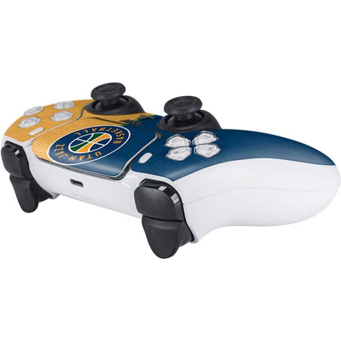 NBA Utah Jazz Split Canvas PS5 Controller Skin