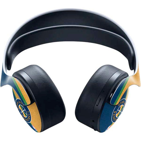NBA Utah Jazz Split Canvas PULSE 3D Wireless Headset for PS5 Skin