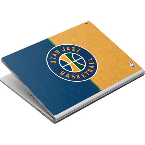 NBA Utah Jazz Split Canvas Surface Book Skin