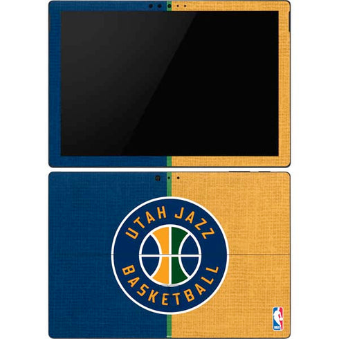 NBA Utah Jazz Split Canvas Surface Pro 6 Skin