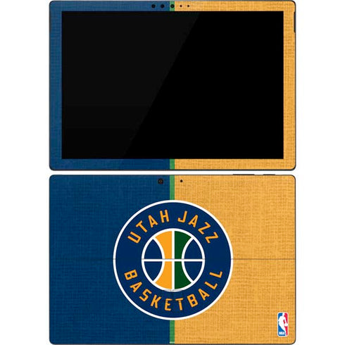 NBA Utah Jazz Split Canvas Surface Pro 7 Skin
