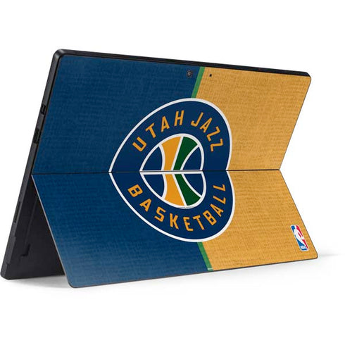 NBA Utah Jazz Split Canvas Surface Pro 7 Skin